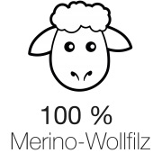 100% Wollfilz 100% Wollfilz