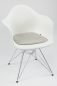 Mobile Preview: 100% Wollfilz - Kissen für Eames Arm Chair - beige melange