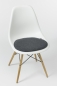 Mobile Preview: 100% Wollfilz - Kissen für Eames Side Chair - anthrazit