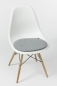 Mobile Preview: 100% Wollfilz - Kissen für Eames Side Chair - silbergrau