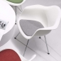 Mobile Preview: Violan® Kissen für Eames Arm Chair - graphite