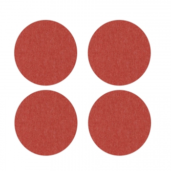 Violan® Untersetzer Set in rund - cherry red