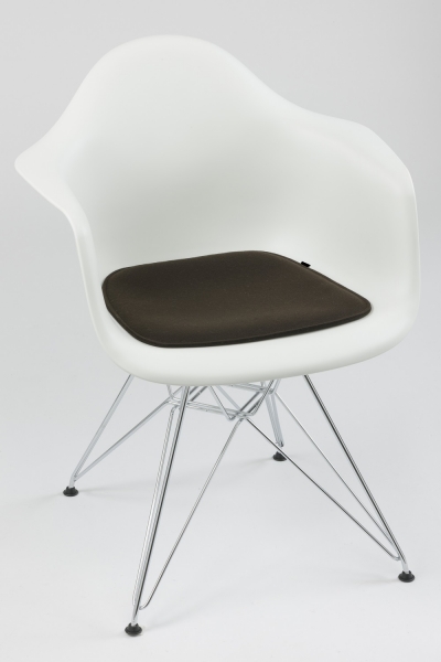 100% Wollfilz - Kissen für Eames Arm Chair - kaffee