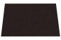 Preview: Wool felt place mat rectangular - coffee brown