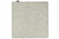 Preview: 100 % Wool felt Cushion square - beige - melange