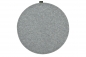 Preview: 100 % Wool felt Cushion Circle - silver grey