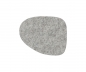 Preview: Wool felt place mat wave - silver grey