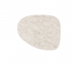 Preview: Wool felt coaster wave - beige melange