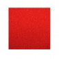 Preview: Wool felt square coasters - cherry red