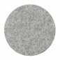 Preview: Wool felt round coasters - silver grey