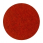 Preview: Wool felt round coasters - papaya
