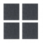 Preview: Violan® - Set of square coasters - graphite