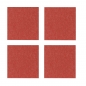 Preview: Violan® - Set of square coasters - cherry red