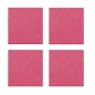 Preview: Violan® - Set of square coasters - pink