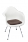 Preview: Violan® Cushion for Eames Arm Chair - chocolate