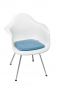 Preview: Violan® Cushion for Eames Arm Chair - ice blue