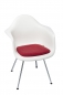 Preview: Violan® Cushion for Eames Arm Chair - cherry red