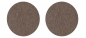 Preview: Violan® - Set of round coasters - chocolate