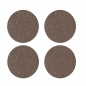 Preview: Violan® - Set of round coasters - chocolate