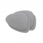 Preview: Violan® - Set of coasters "wave"- silver grey