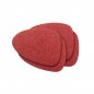 Preview: Violan® - Set of coasters "wave"- cherry red