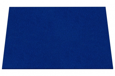 Wool felt place mat rectangular - night blue