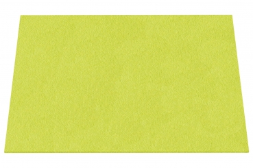 Wool felt place mat rectangular - kiwi