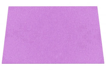 Wool felt place mat rectangular - pink
