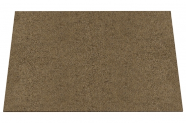 Wool felt place mat rectangular - schlamm