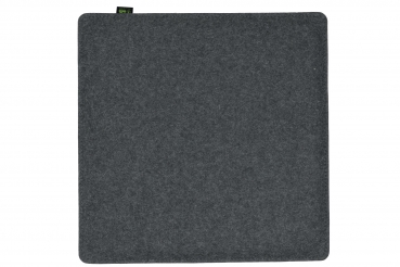 100 % Wool felt Cushion square - anthracite