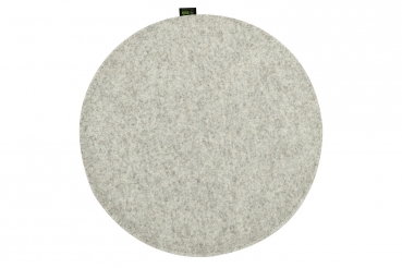 100 % Wool felt Cushion Circle - beige- melange