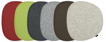 100% Wool Felt Cushion for Eames Side Chair - beige-melange