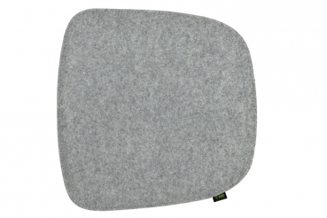 100% Wool Felt Cushion for Eames Arm Chair - silver grey
