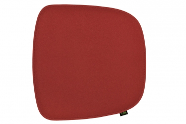 100% Wool Felt Cushion for Eames Arm Chair - cherry red