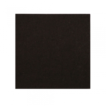 Wool felt square coasters - coffee brown