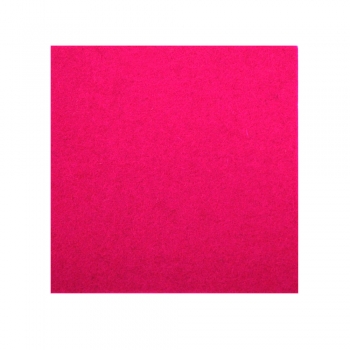 Wool felt square coasters - magenta