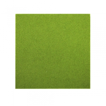 Wool felt square coasters - moss green