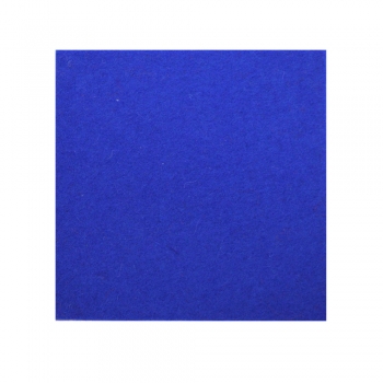 Wool felt square coasters - royal blue