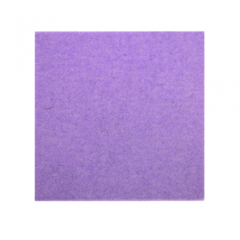 Wool felt square coasters - lilac