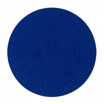 Wool felt round coasters - night blue