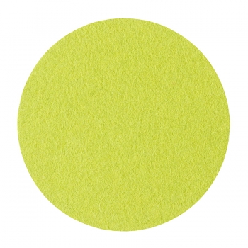 Wool felt round coasters - kiwi