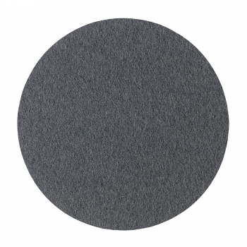 Wool felt round coasters - stone grey