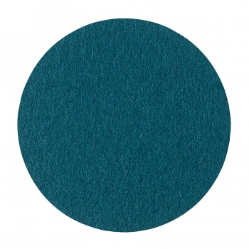 Wool felt round coasters - everglade