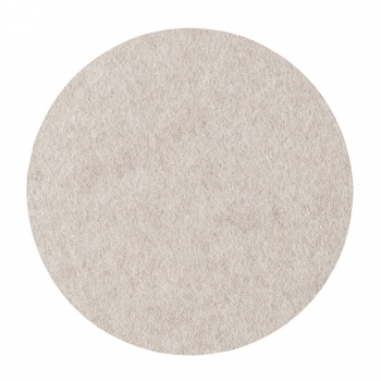 Wool felt round coasters - pebble melange
