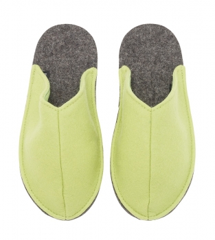 Felt slippers - kiwi