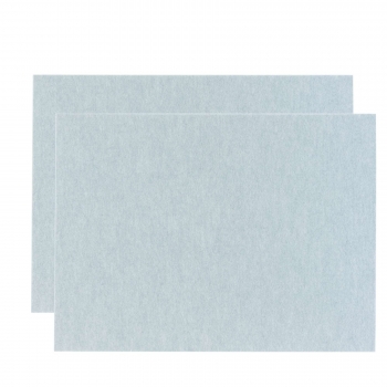 Set (2 pieces) of rectangular placemats - silver grey