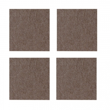 Violan® - Set of square coasters - chocolate