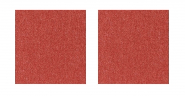 Violan® - Set of square coasters - cherry red