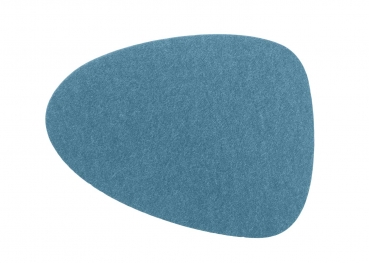Violan® - Set of coasters "wave"- ice blue