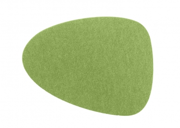 Violan® - Set of coasters "wave"- lime